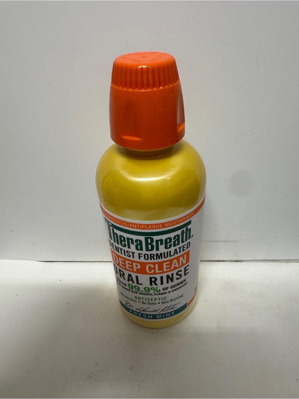 TheraBreath Deep Clean Mouthwash Fresh Mint 16 OZ